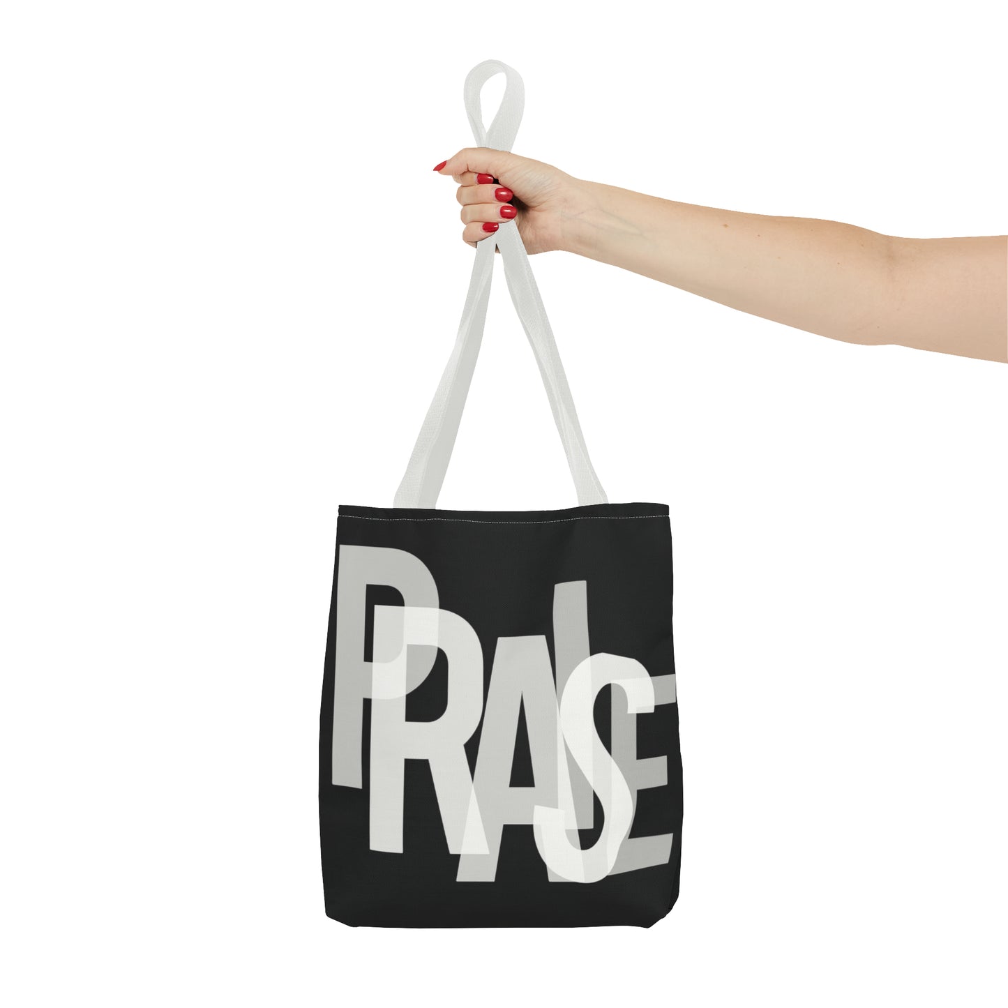 Collection B: “Garment of PRAISE” Black & White Tote Bag