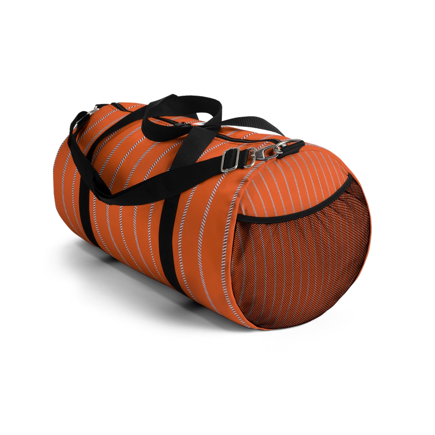 Mss Mia Orange  W Stripes Duffel Bag