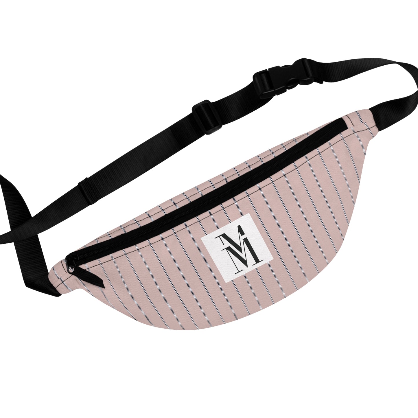 Mss Mia Pink w/ Pinstripe Fanny Pack