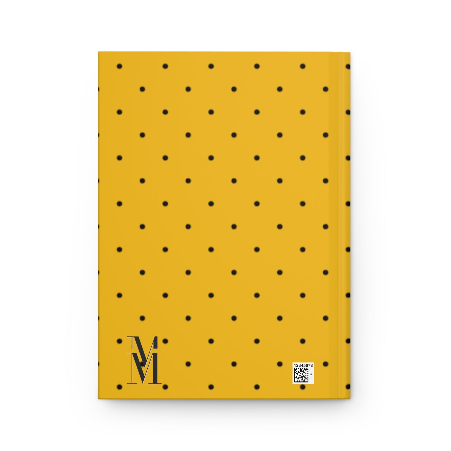 ”Faith Fighter” Yellow Polka Dot Matte Journal