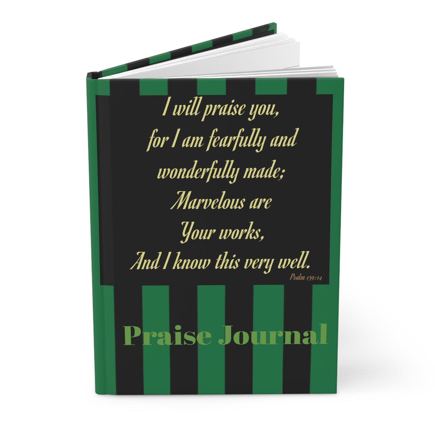 Mss Mia Dark Green "Beautifully Made" Matte Journal