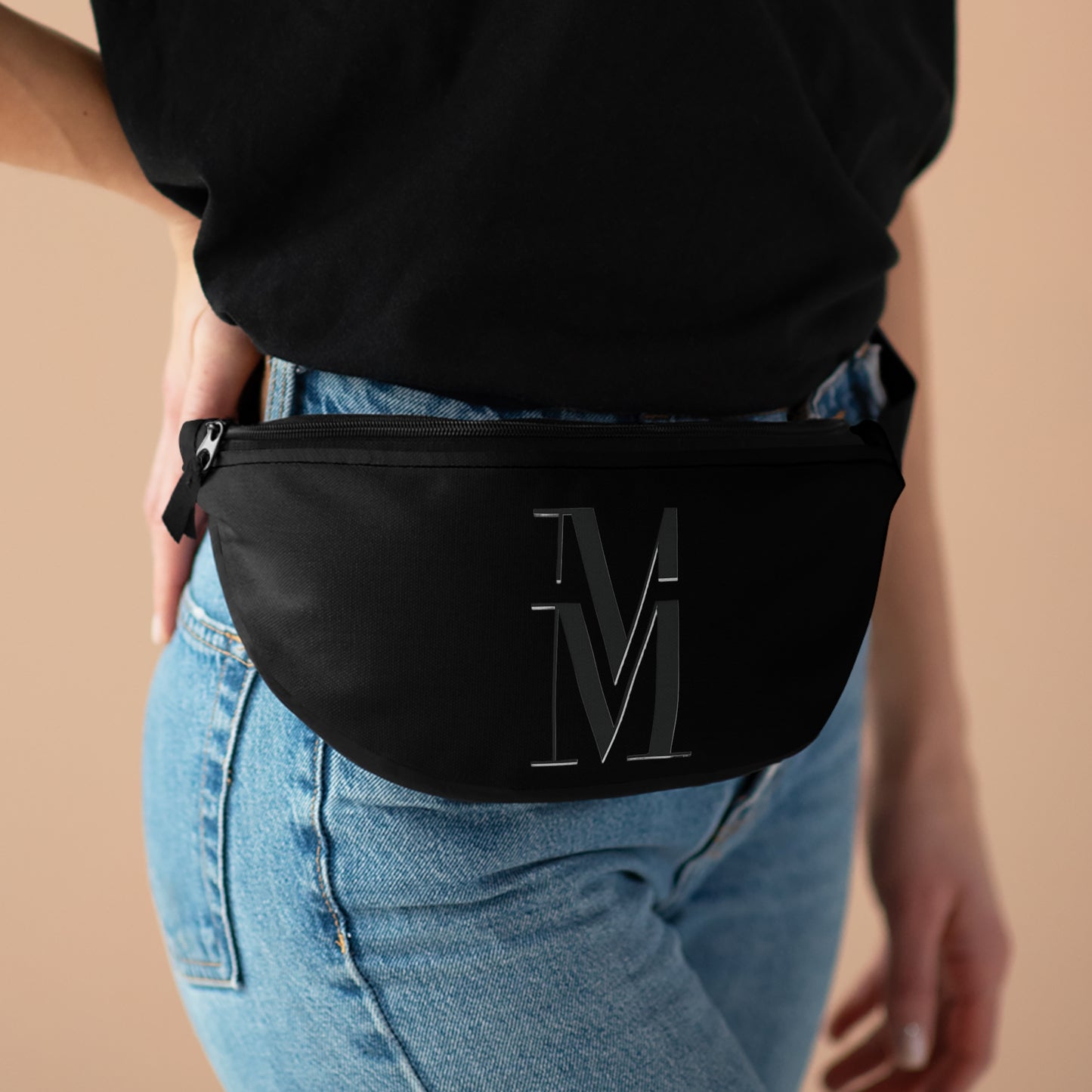 Mss Mia Black Fanny Pack