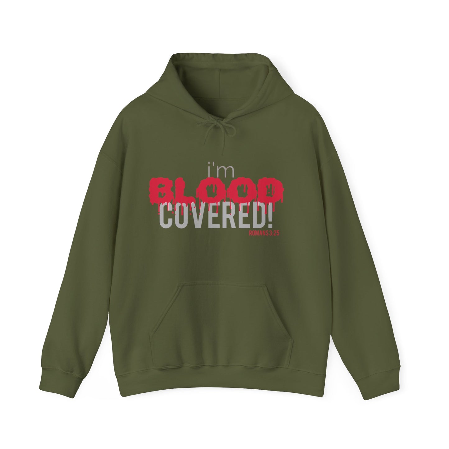 Core Urban:  “BLOOD Covered”  Unisex Heavy Blend™ Hooded Sweatshirt