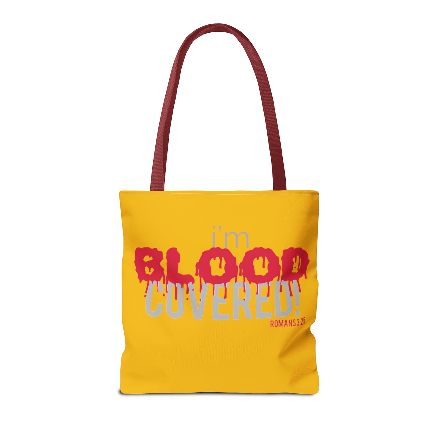 Collection B: “BLOOD Covered” Yellow Tote Bag