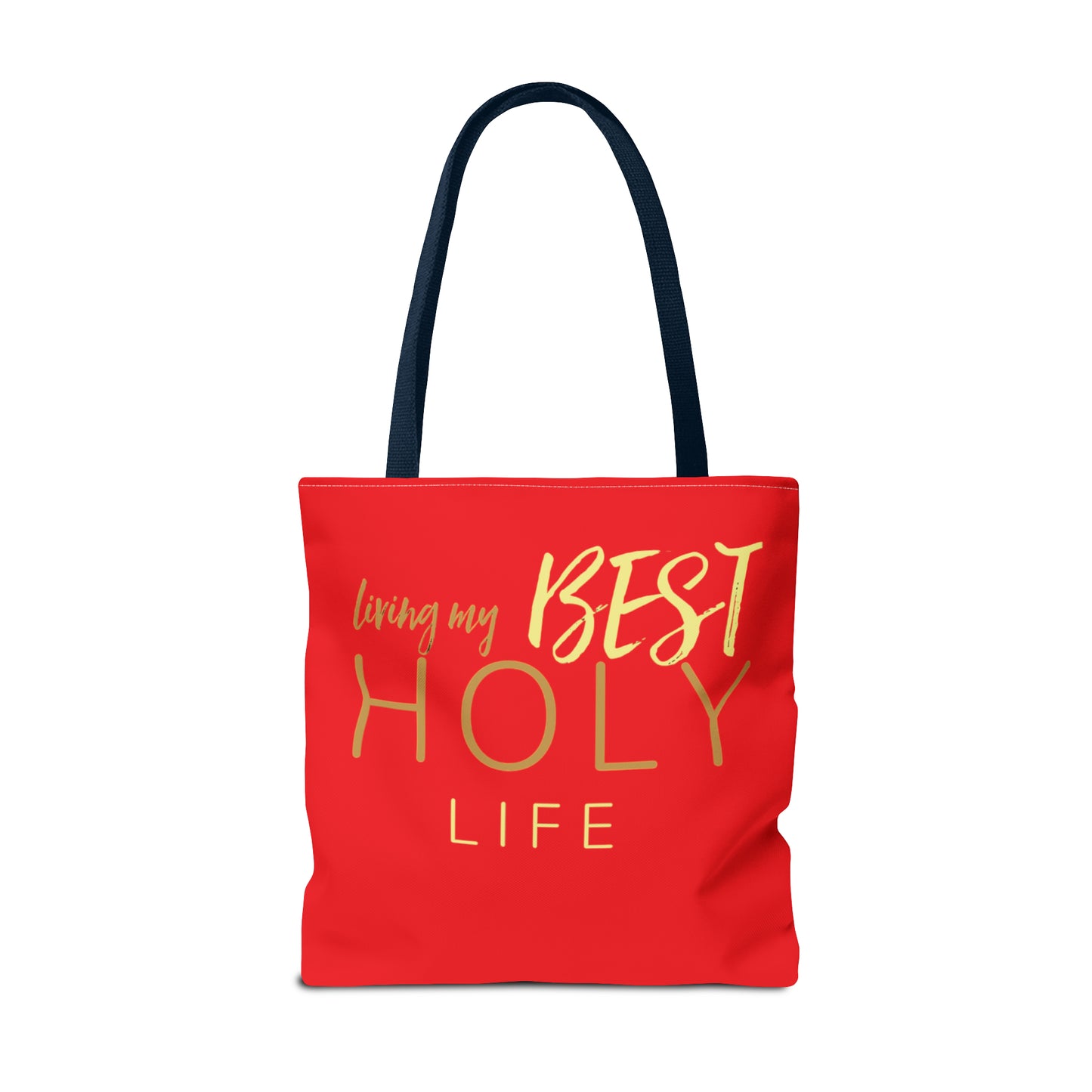 Collection A: “HOLYlife” Red Tote Bag