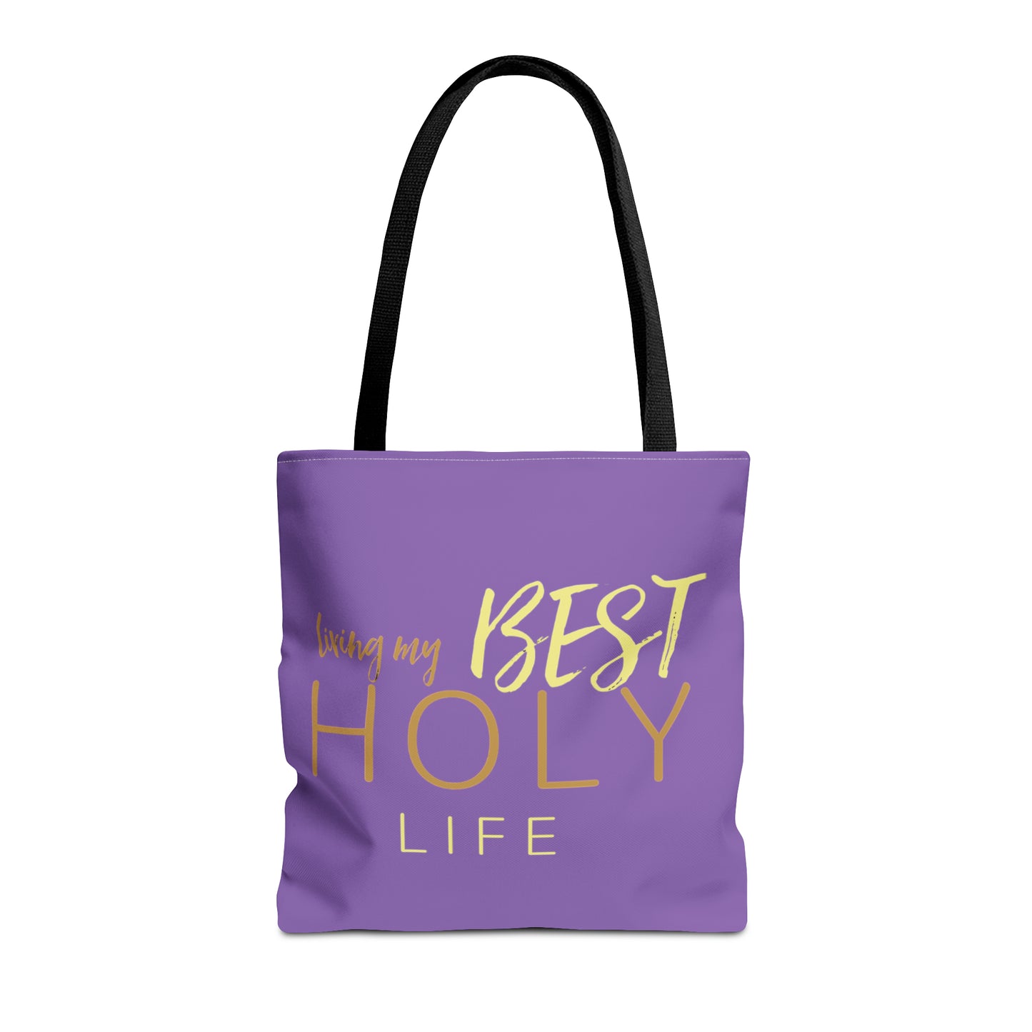 Collection A: “HOLYlife” Purple Tote Bag