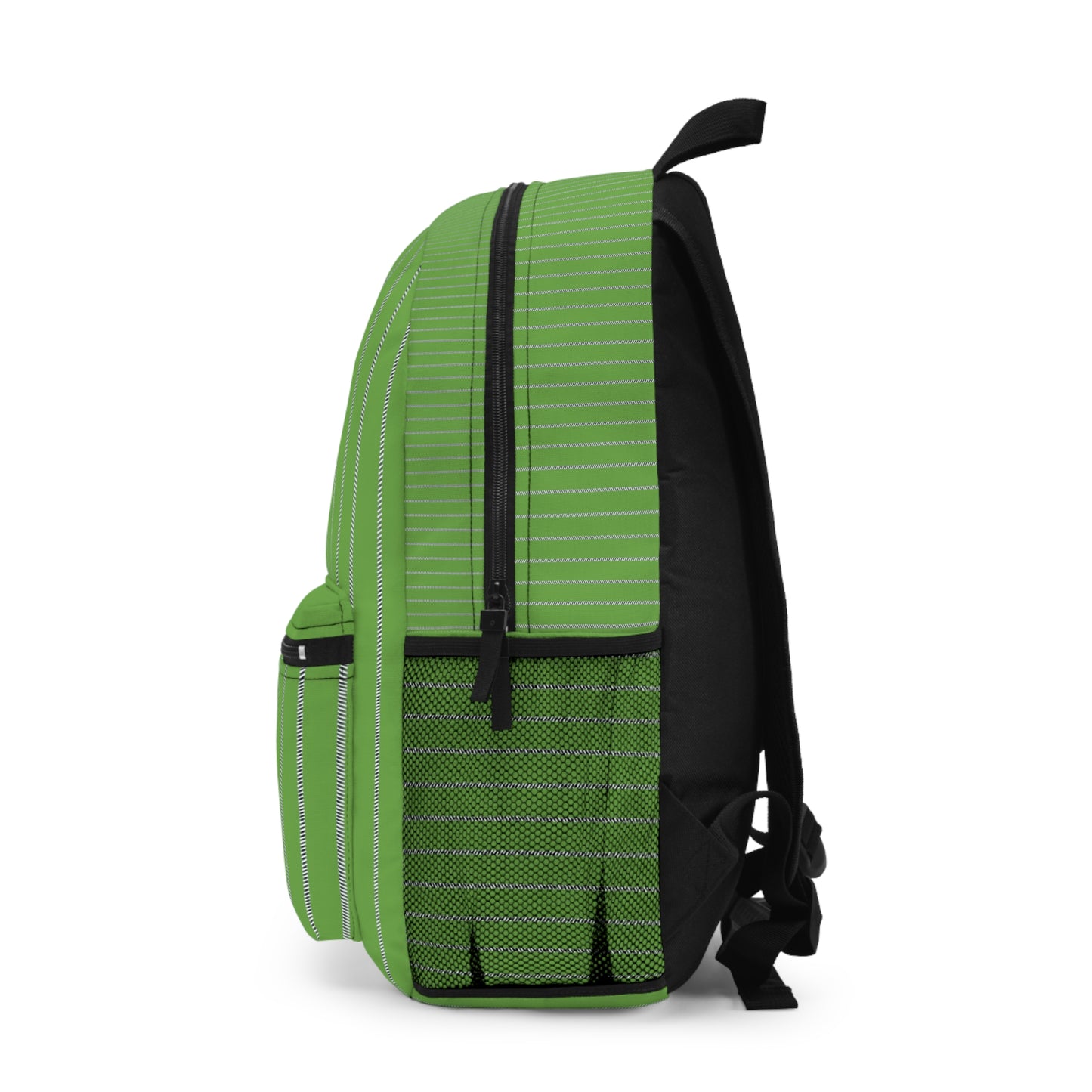 Mss Mia Light Green w/ Stripes Backpack