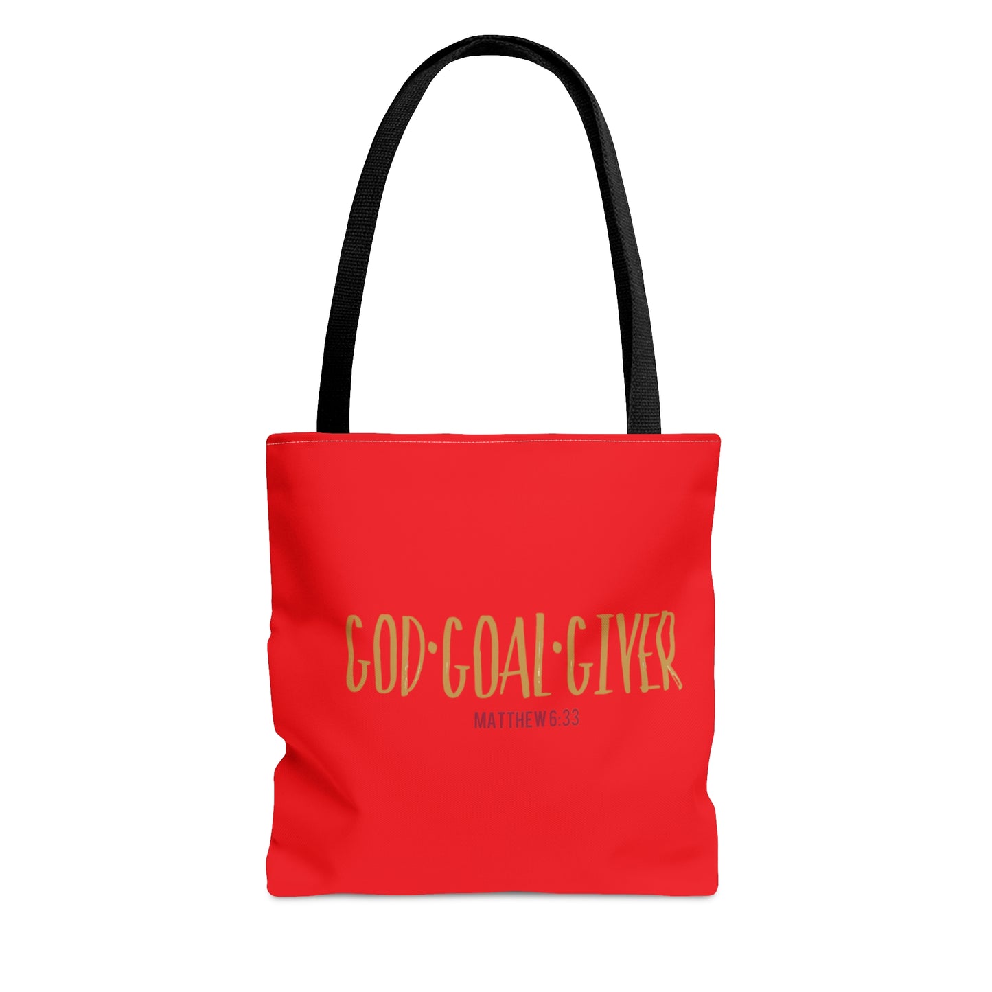 “Goal Giver” Red Tote Bag