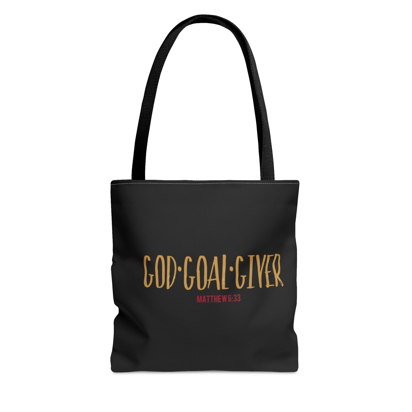 “Goal Giver” Black Tote Bag