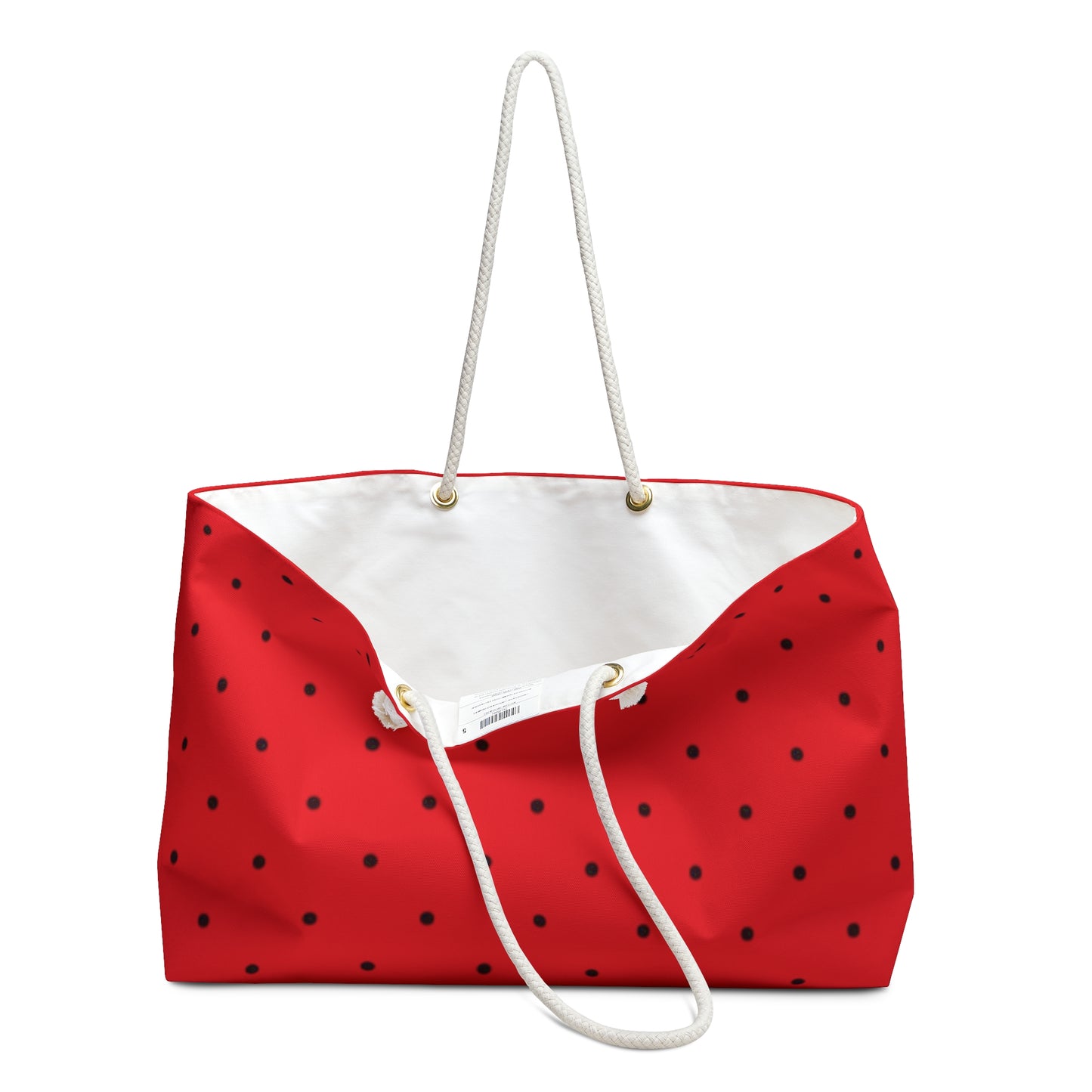 Mss Mia Red Polka Dot Weekender