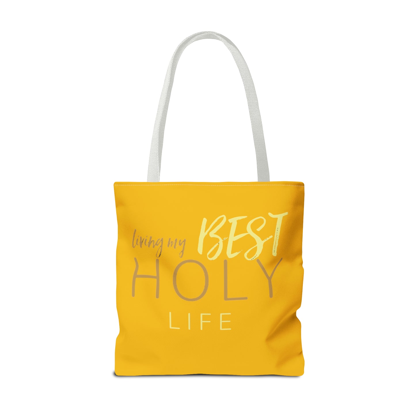 Collection A: “HOLYlife” Yellow Tote Bag