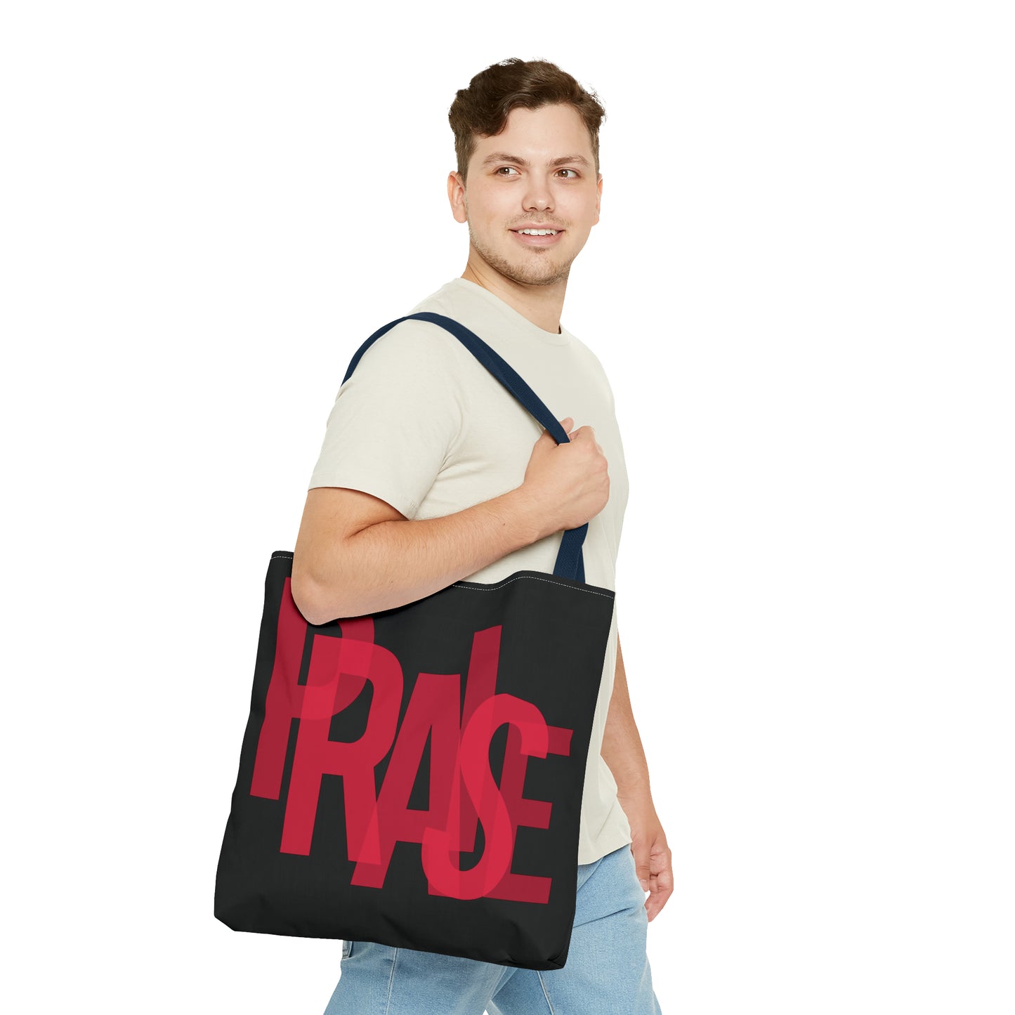 Collection B: “Garment of PRAISE” Black & Red Tote Bag