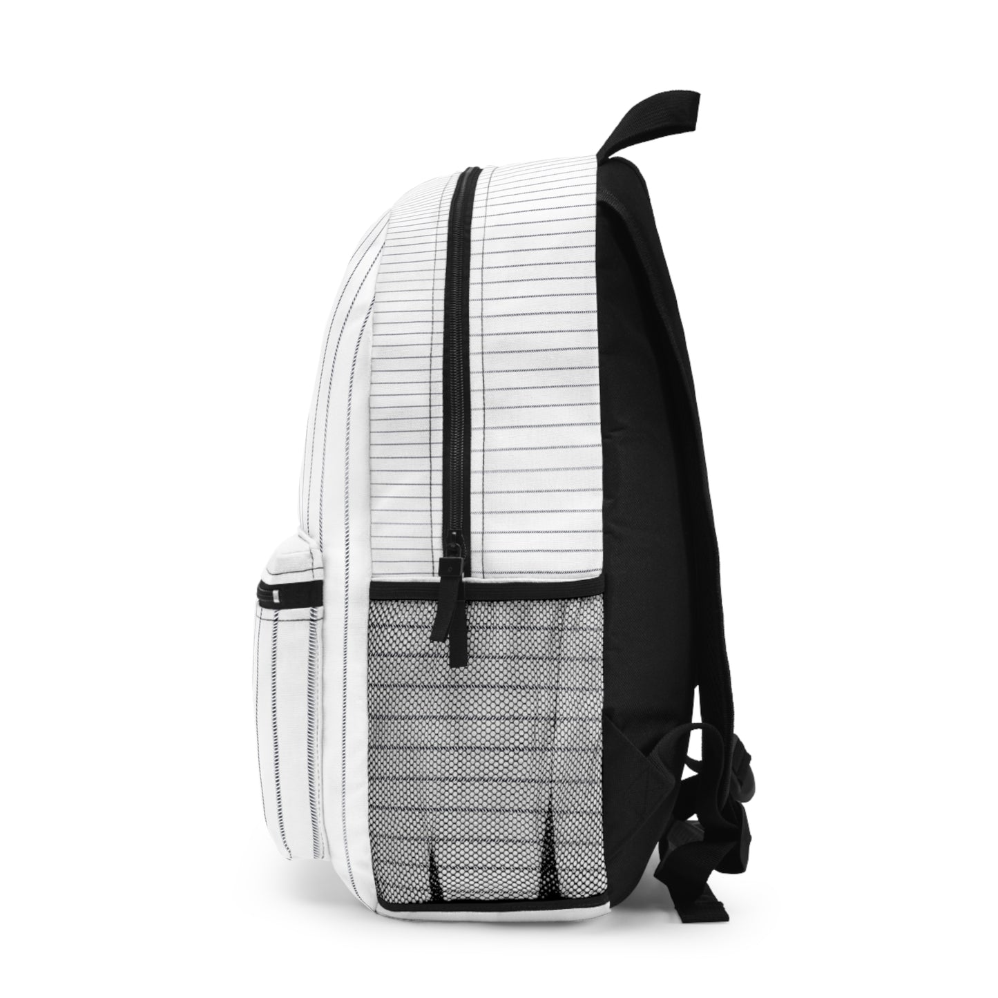 Mss Mia White w/ Stripes Backpack