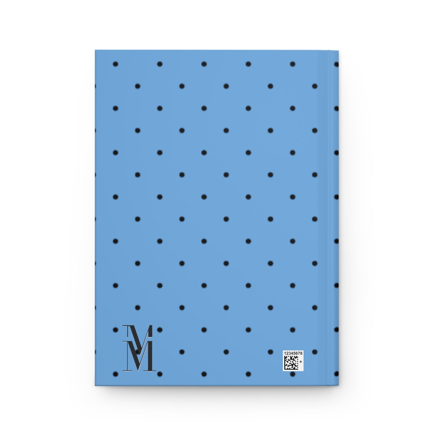 ”Faith Fighter” Light Blue Dot Matte Journal