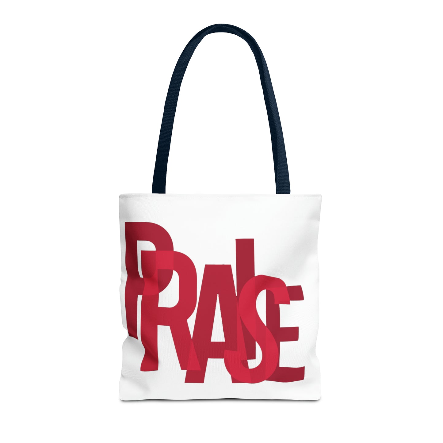 Collection B: “Garment of PRAISE” White & Red Tote Bag