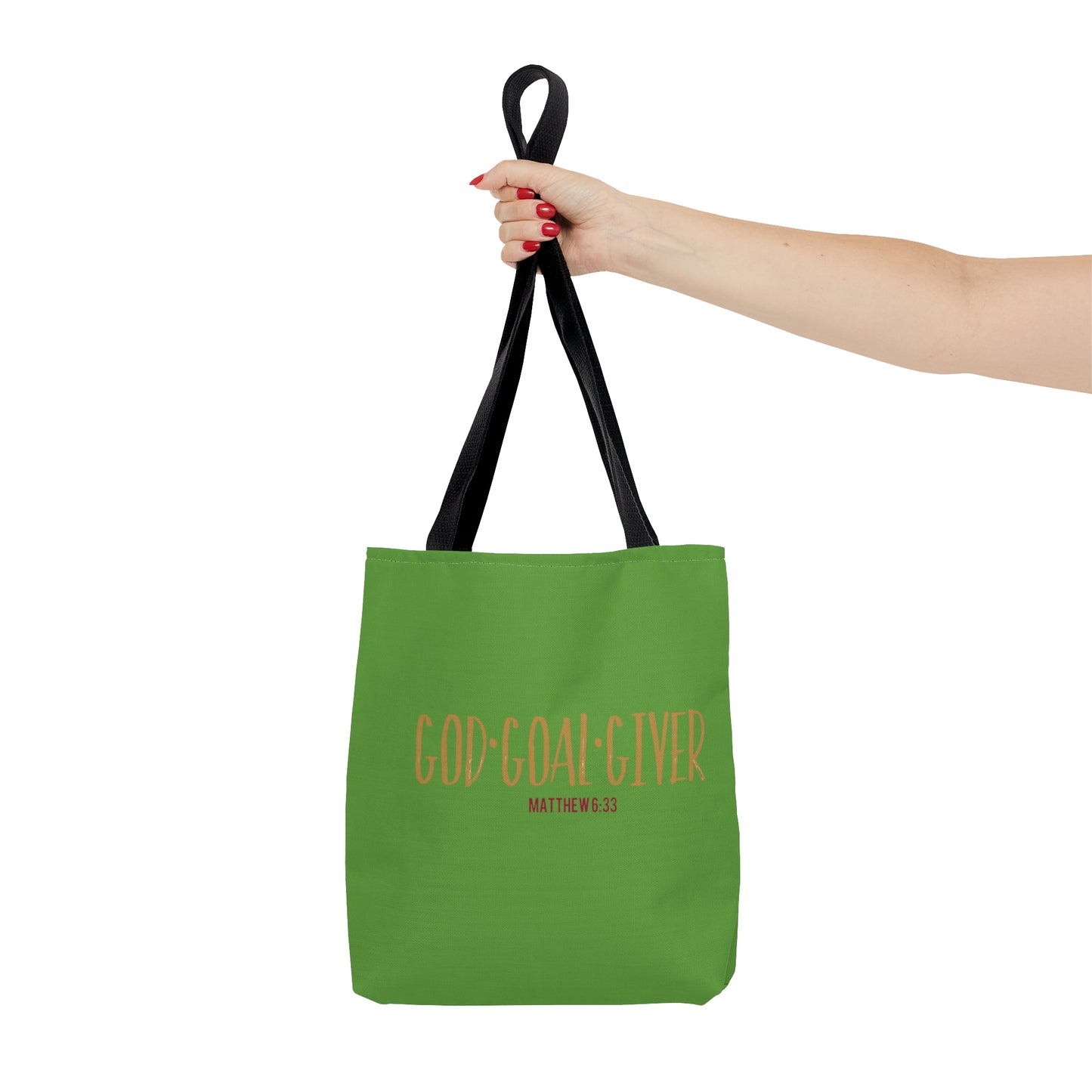 “Goal Giver” Light Green Tote Bag