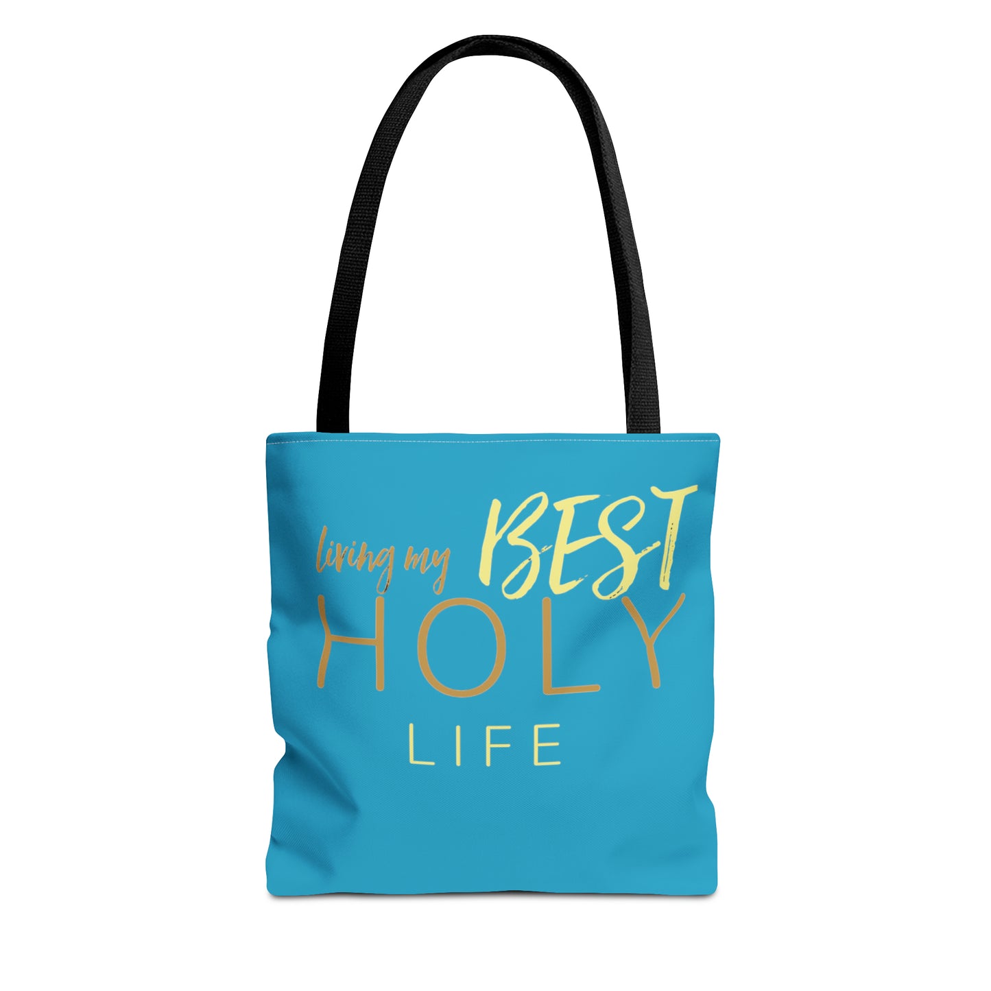 Collection A: “HOLYlife” Blue Tote Bag