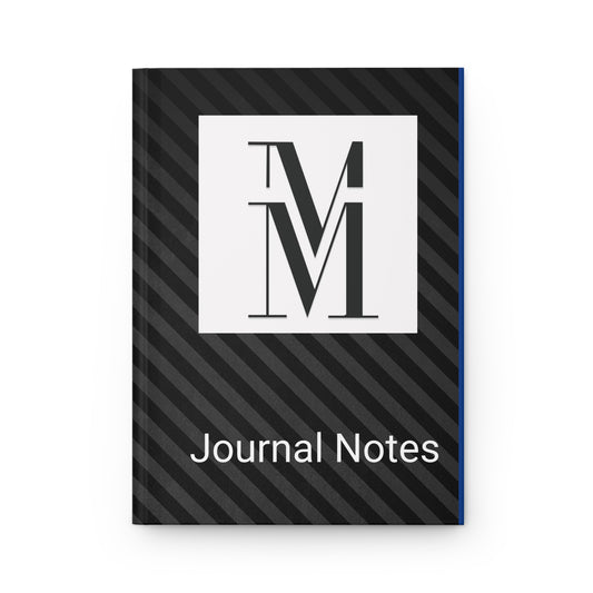 Mss Mia Blue w/ Black Hardcover Journal Matte