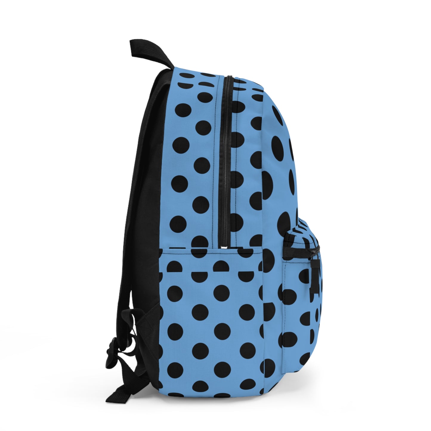 Mss Mia Light Blue W/Black Polka Backpack
