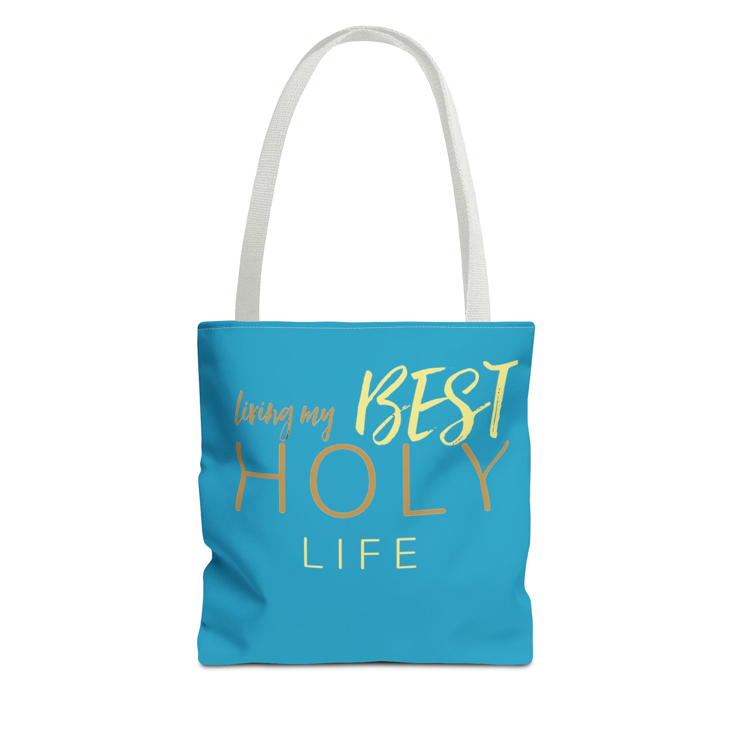 Collection A: “HOLYlife” Blue Tote Bag