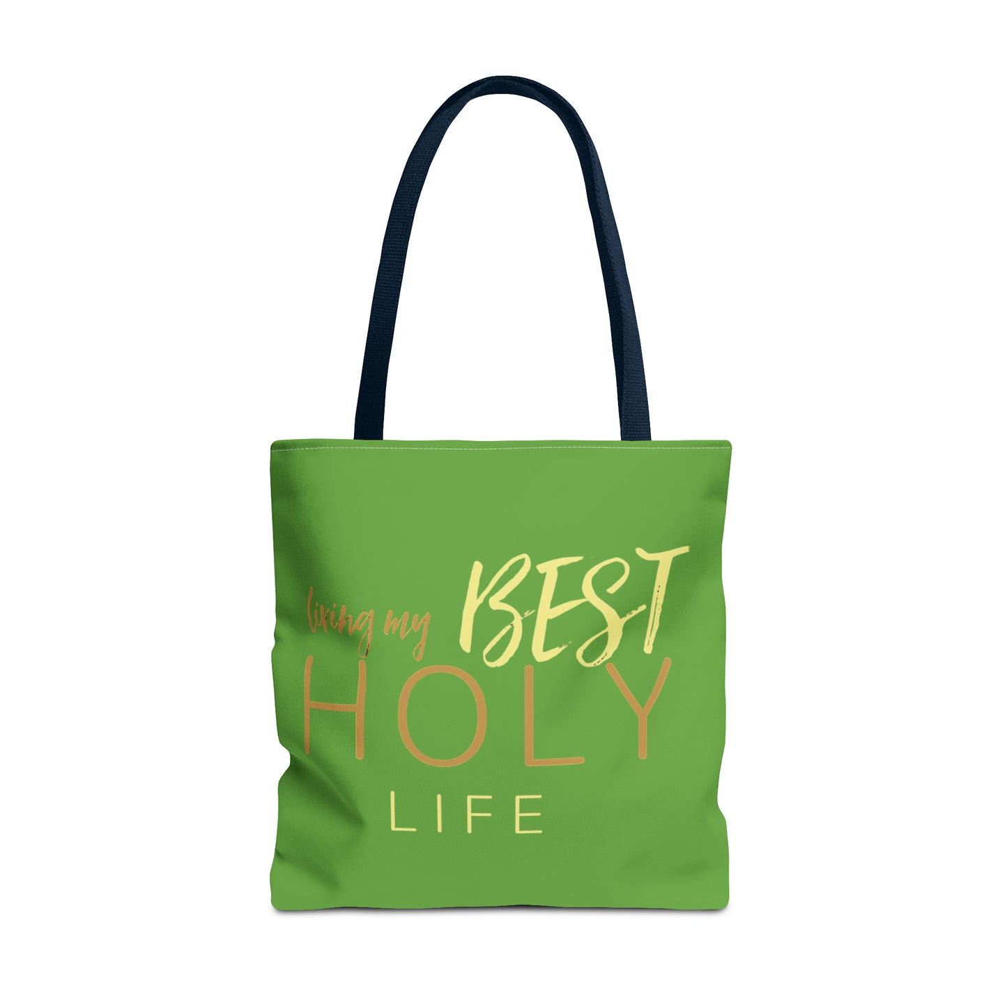 Collection A: “HOLYlife” Green Tote Bag