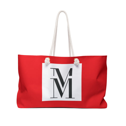 Mss Mia Red Weekender Bag