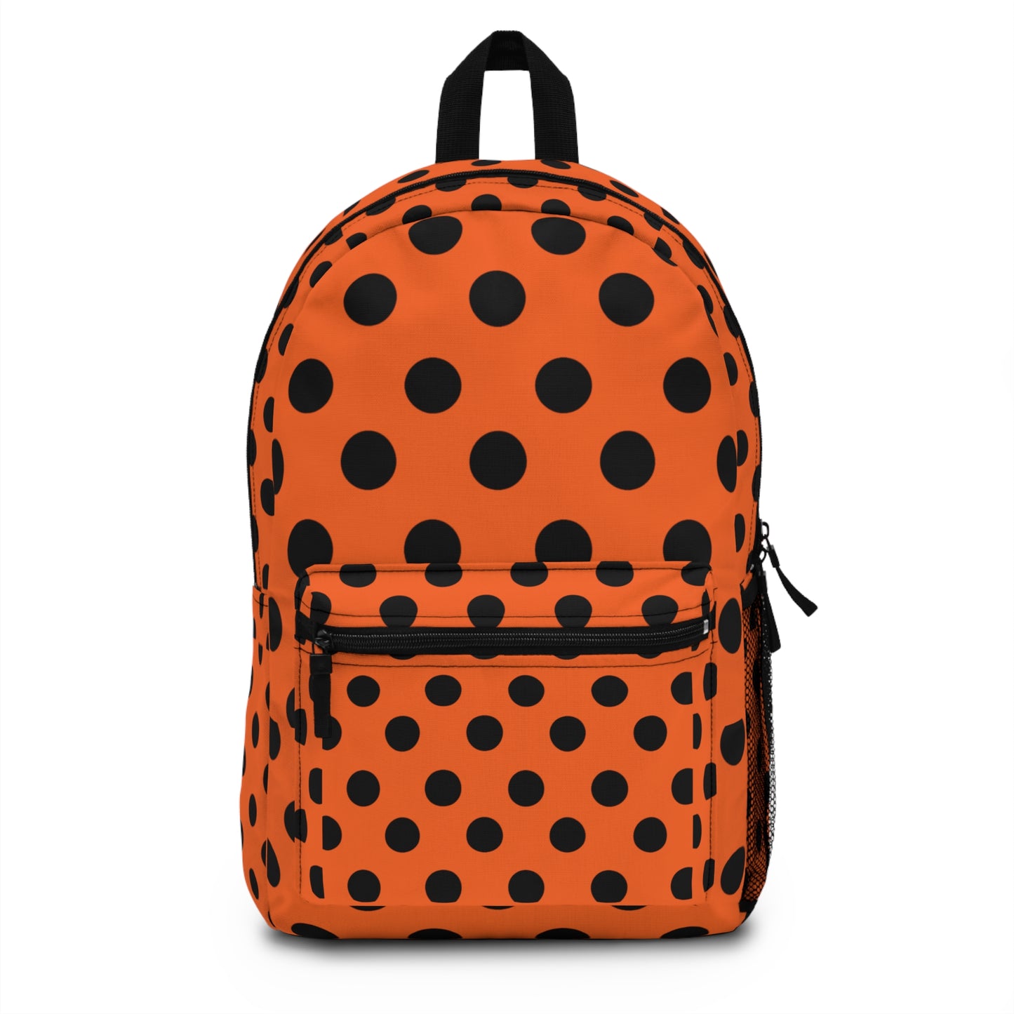 Mss Mia Orange W/Black Polka Backpack