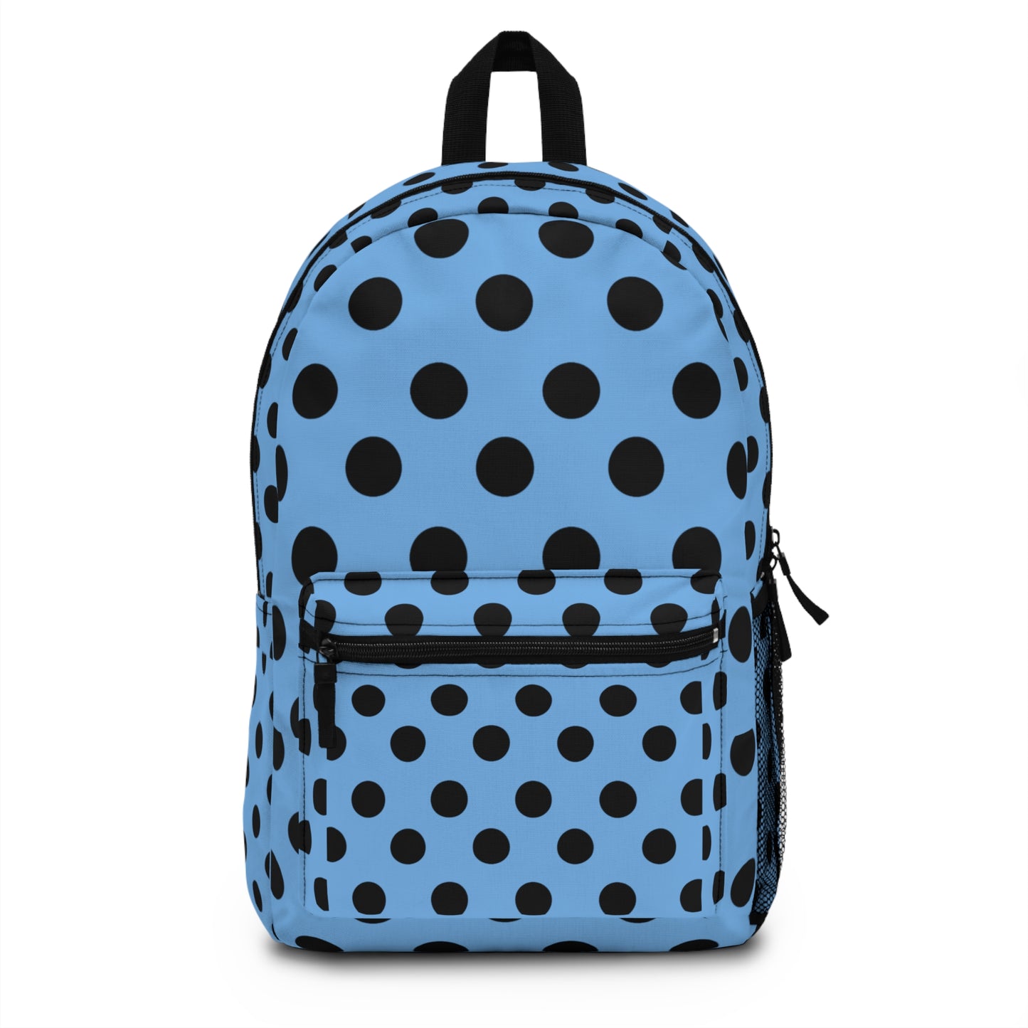 Mss Mia Light Blue W/Black Polka Backpack