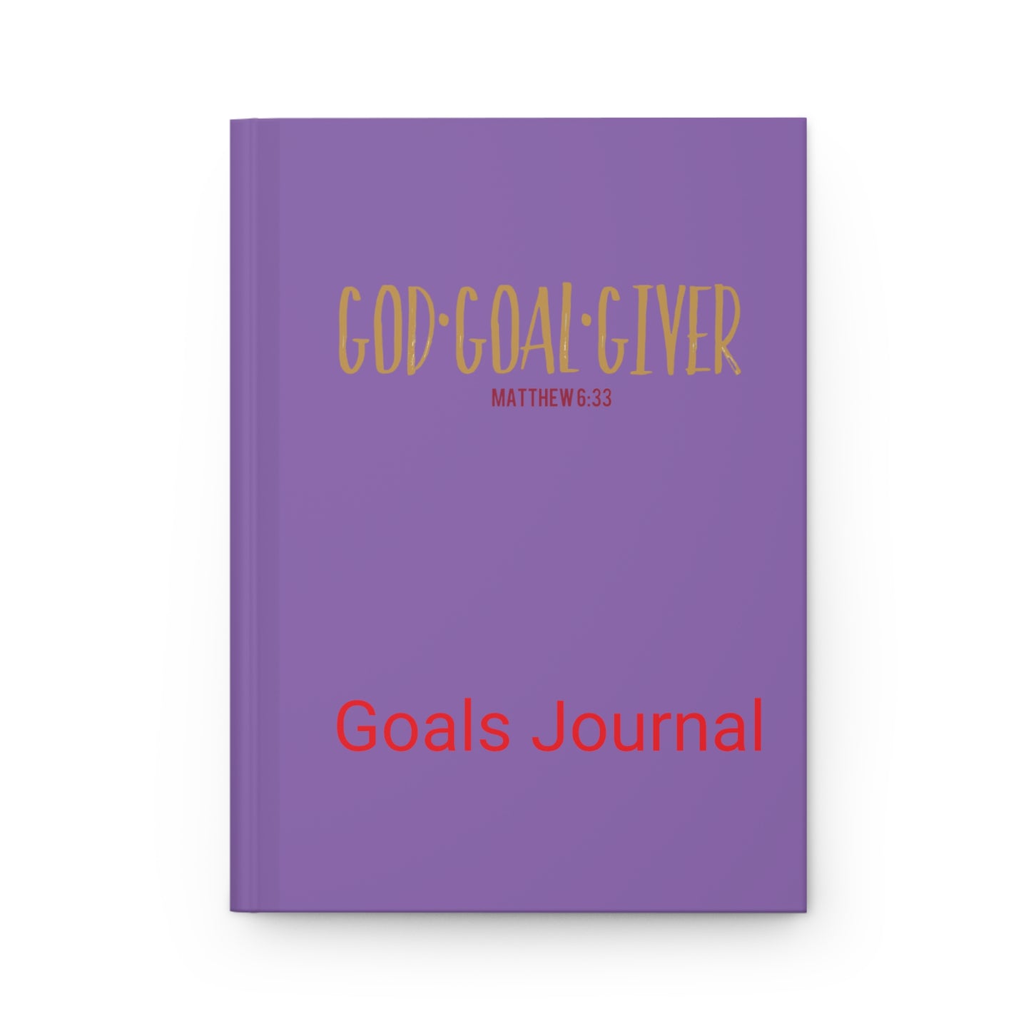 ”Goal Giver” Purple Matte  Journal