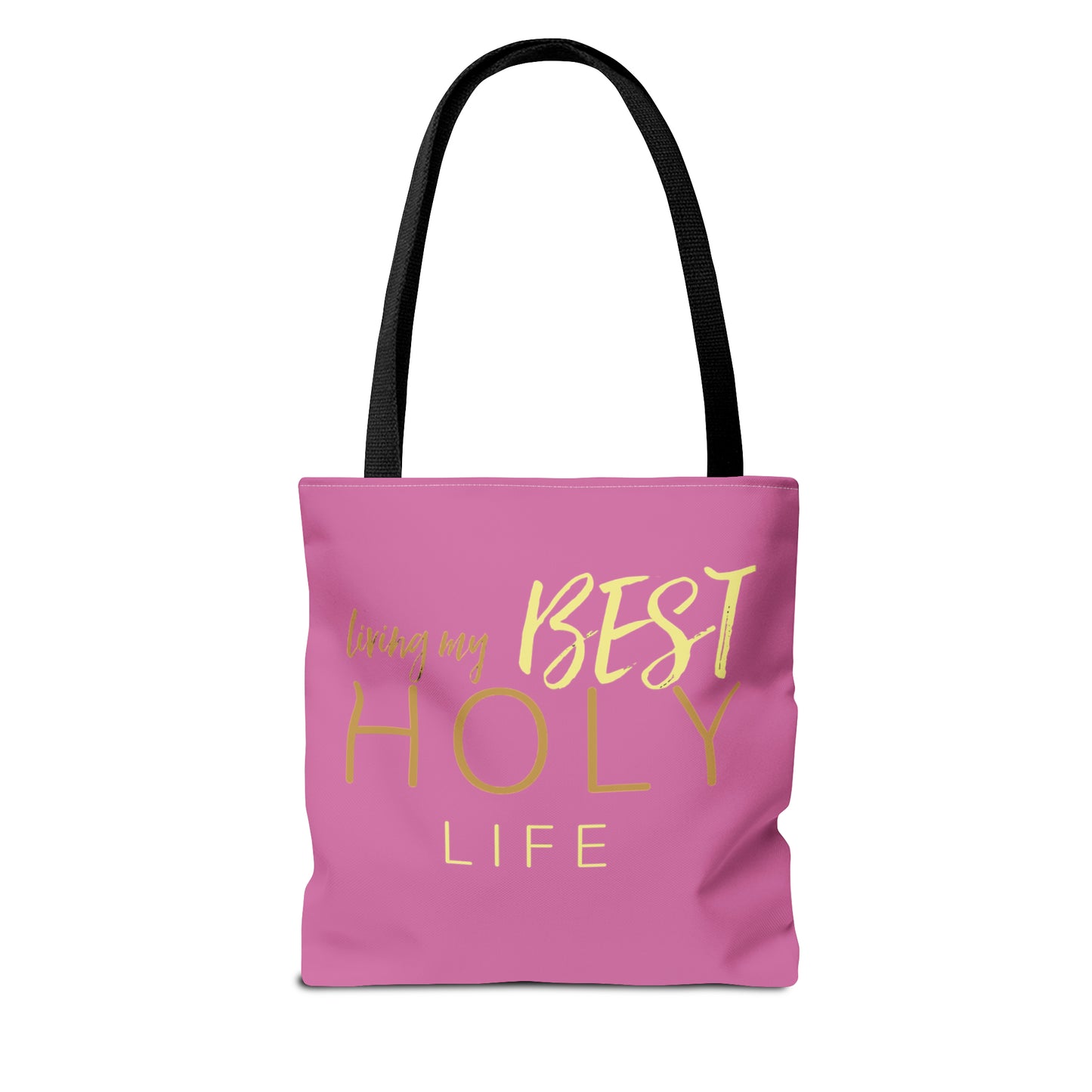 Collection A: “HOLYlife” Pink Tote Bag