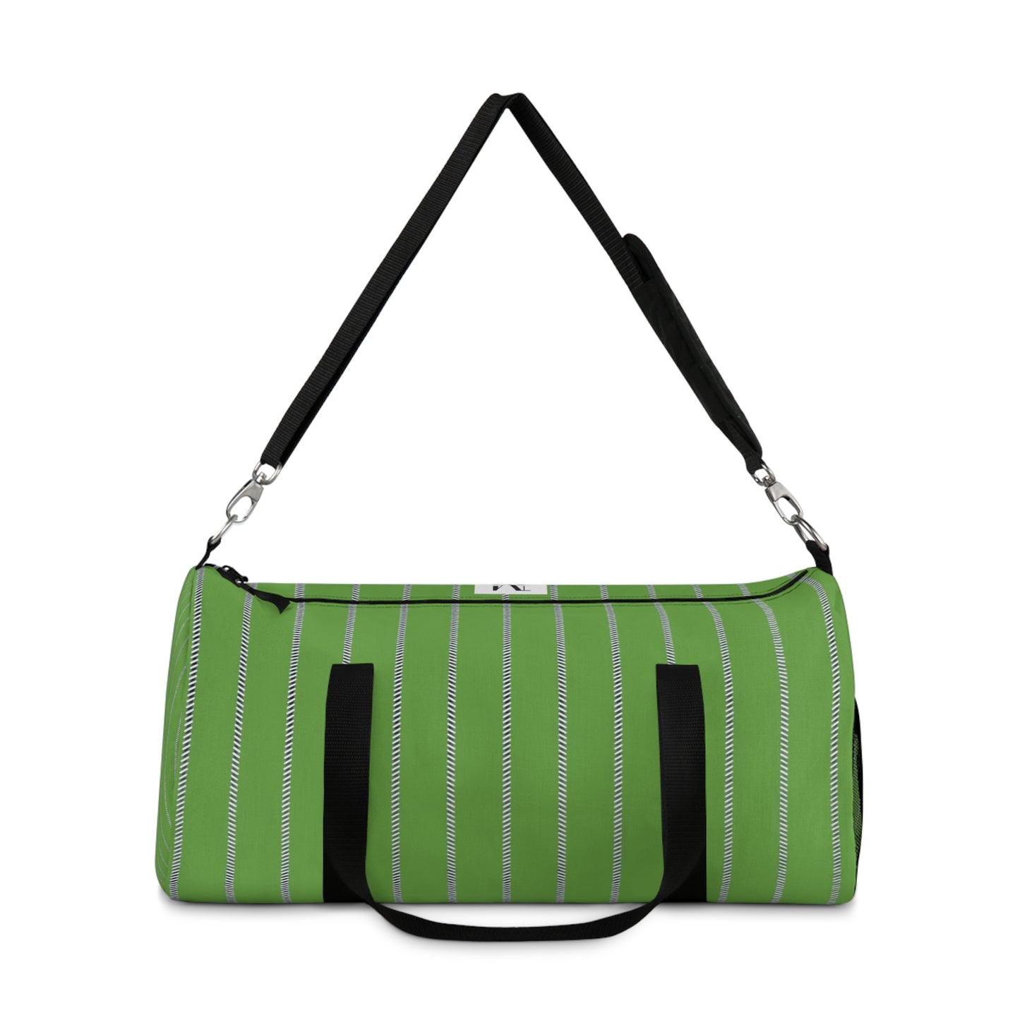 Mss Mia Light Green W Stripes Duffel Bag