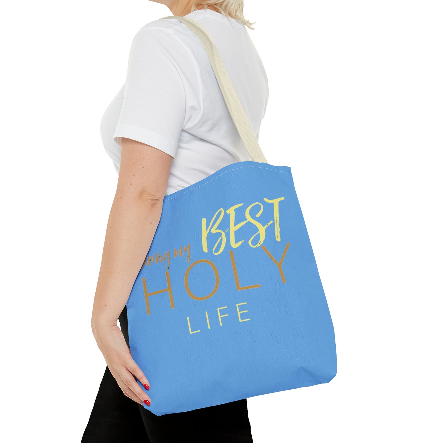 Collection A: “HOLYlife” Blue Sky Tote Bag