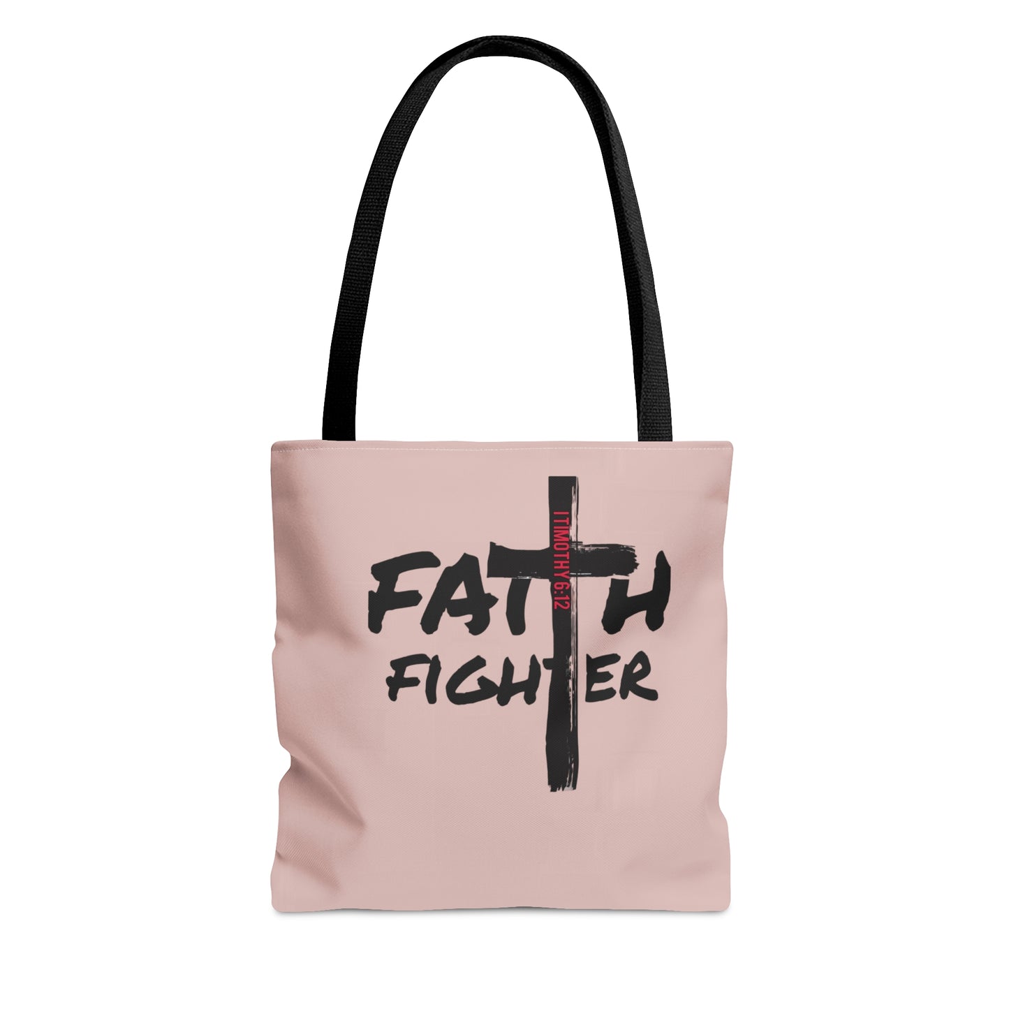 Collection A: “Faith Fighter” MM Pink Tote Bag