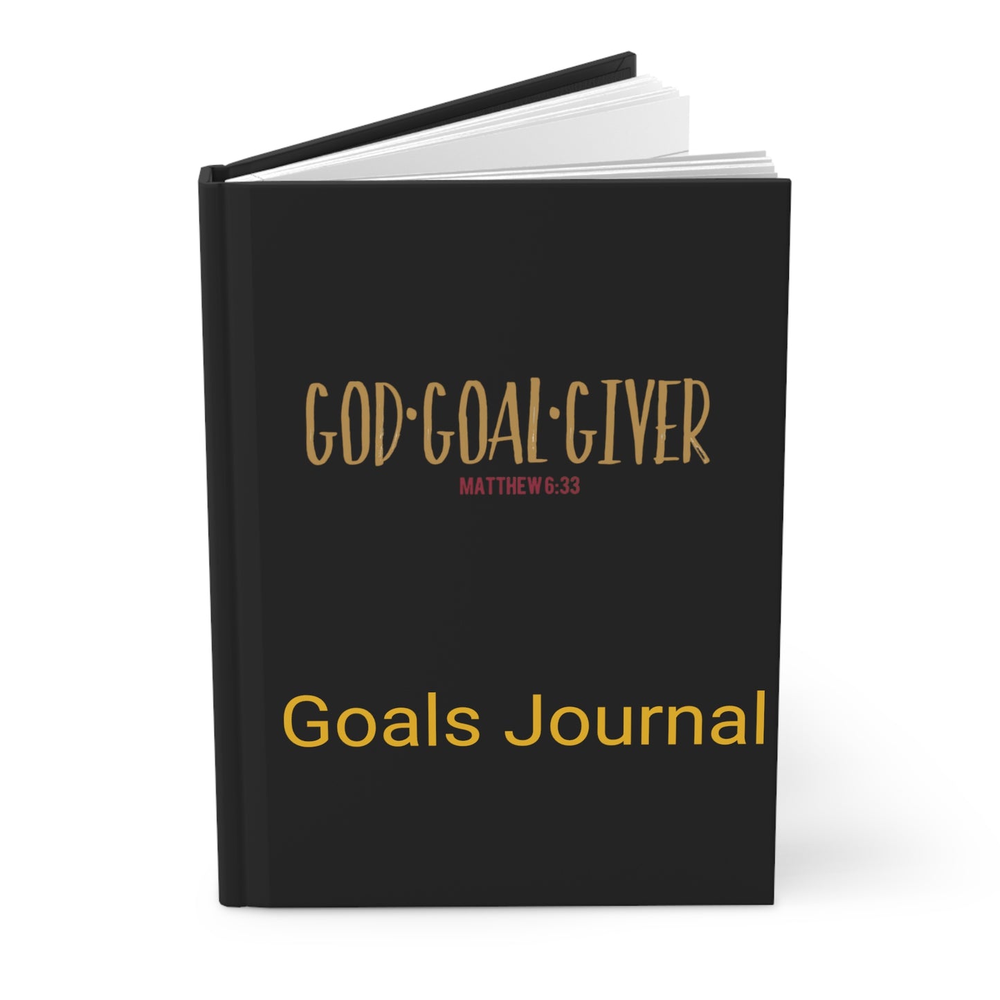 ”Goal Giver” Black Mss Mia Matte  Journal