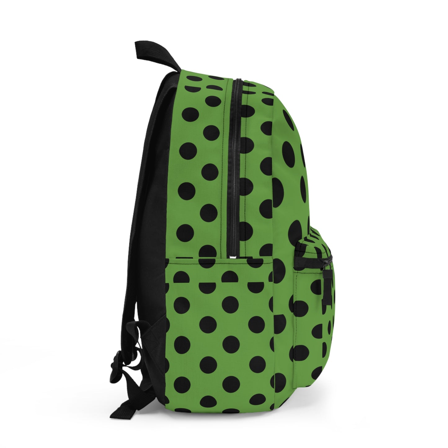 Mss Mia Light Green W/Black Polka Backpack