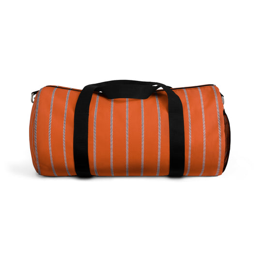 Mss Mia Orange  W Stripes Duffel Bag