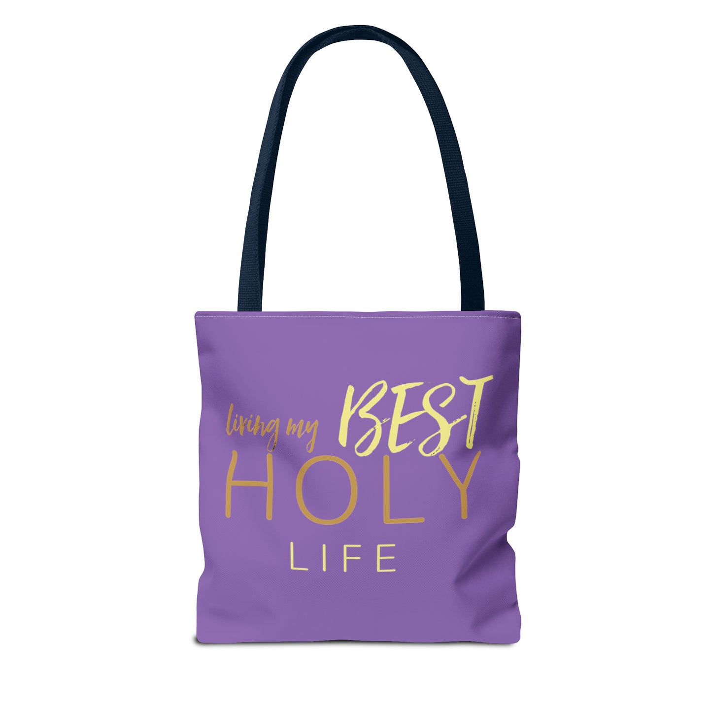 Collection A: “HOLYlife” Purple Tote Bag