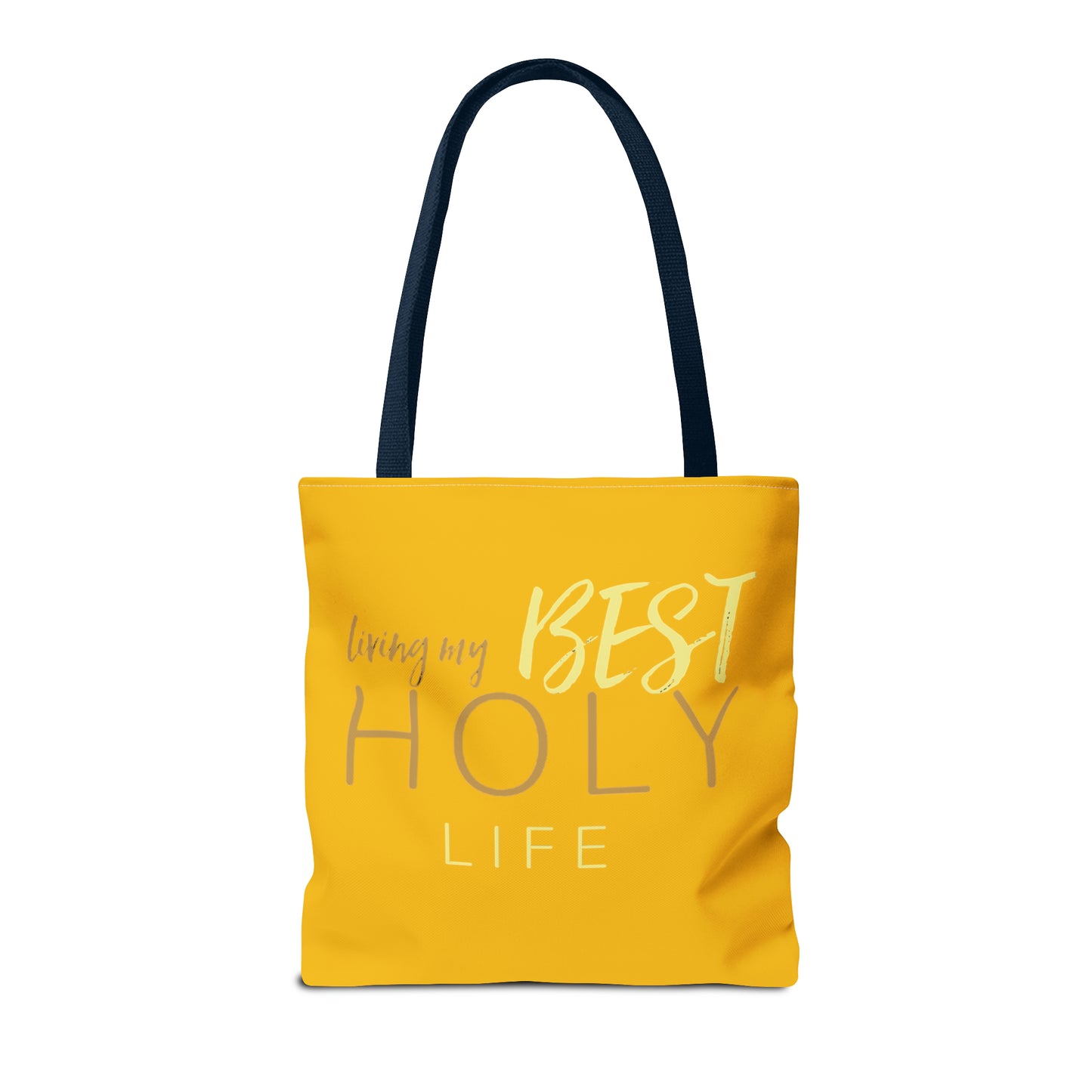 Collection A: “HOLYlife” Yellow Tote Bag