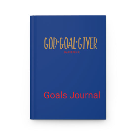 ”Goal Giver” Dark Blue Matte  Journal