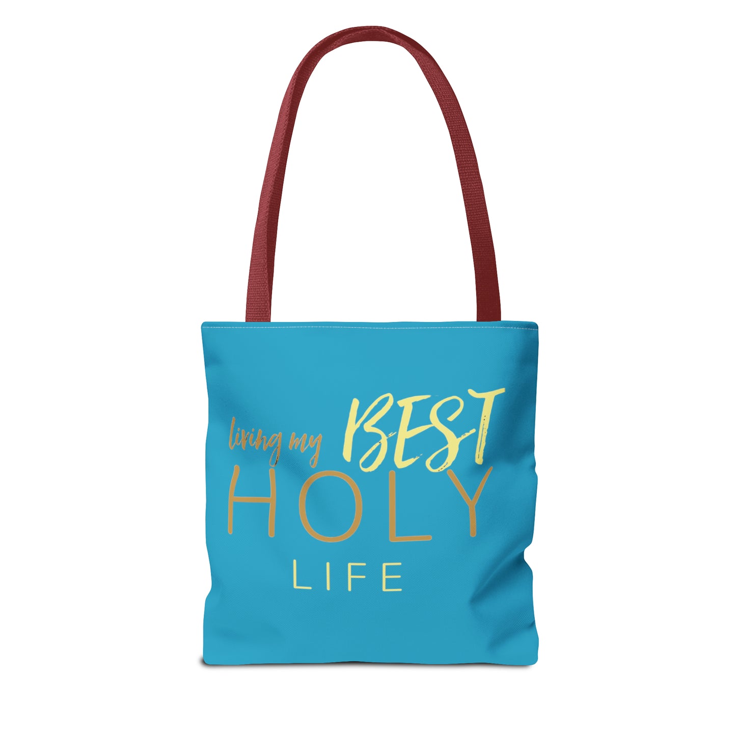 Collection A: “HOLYlife” Blue Tote Bag