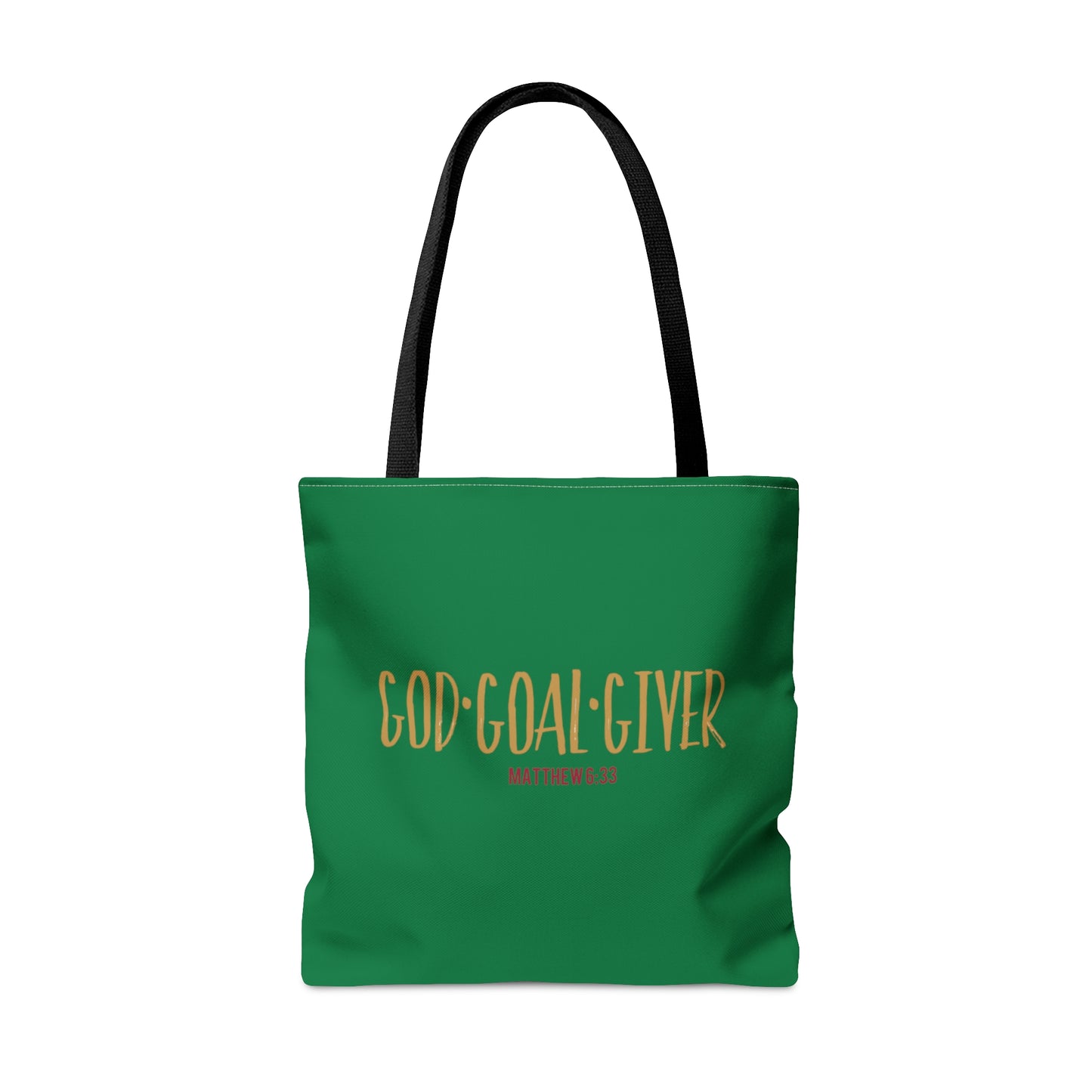 “Goal Giver” Dark Green Tote Bag