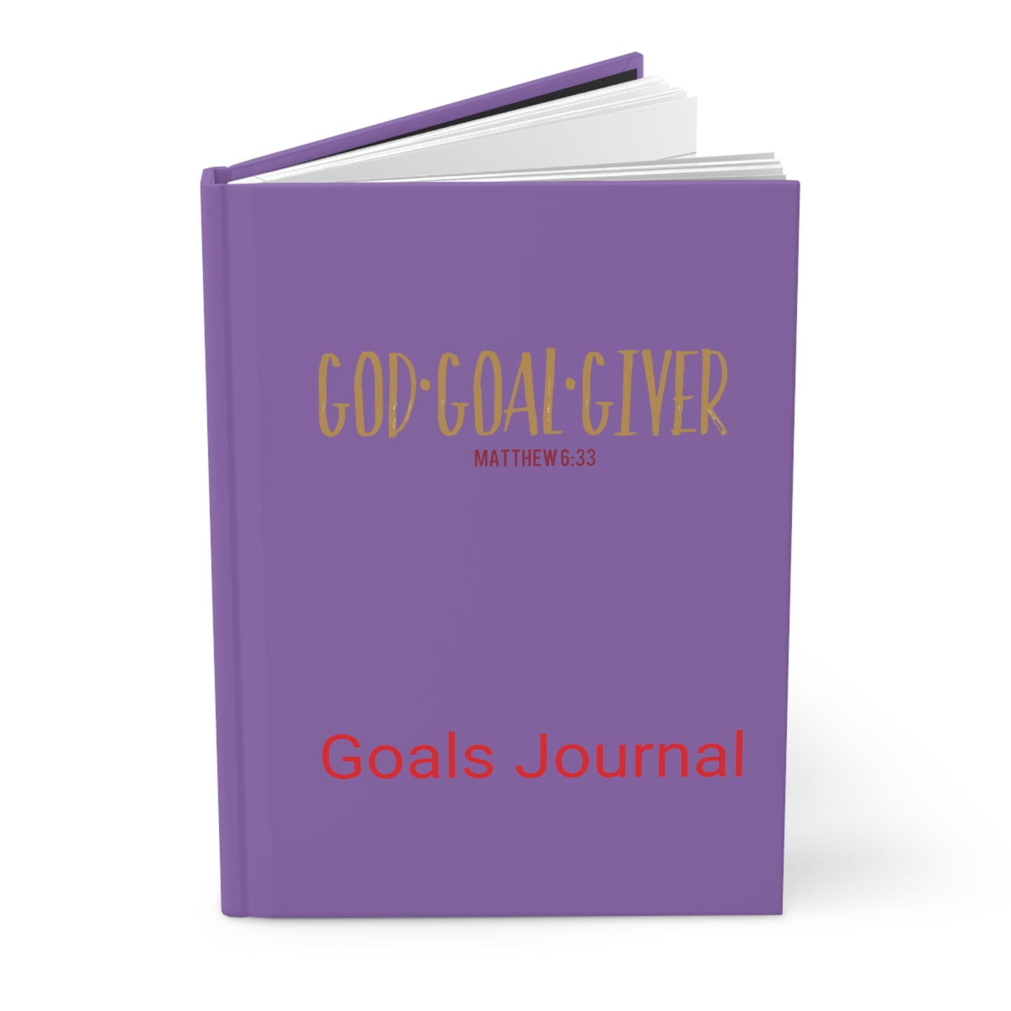 ”Goal Giver” Purple Matte  Journal