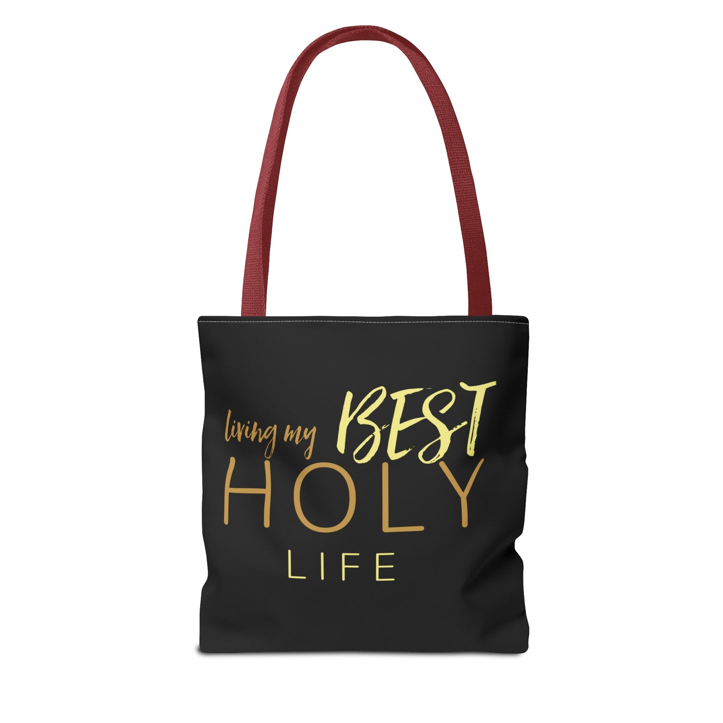 Collection A: “HOLYlife” Black Tote Bag