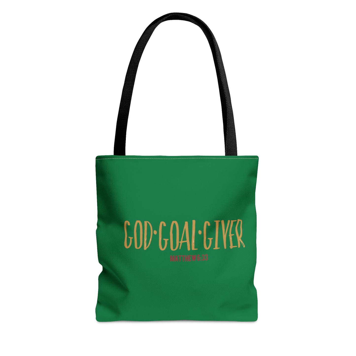 “Goal Giver” Dark Green Tote Bag