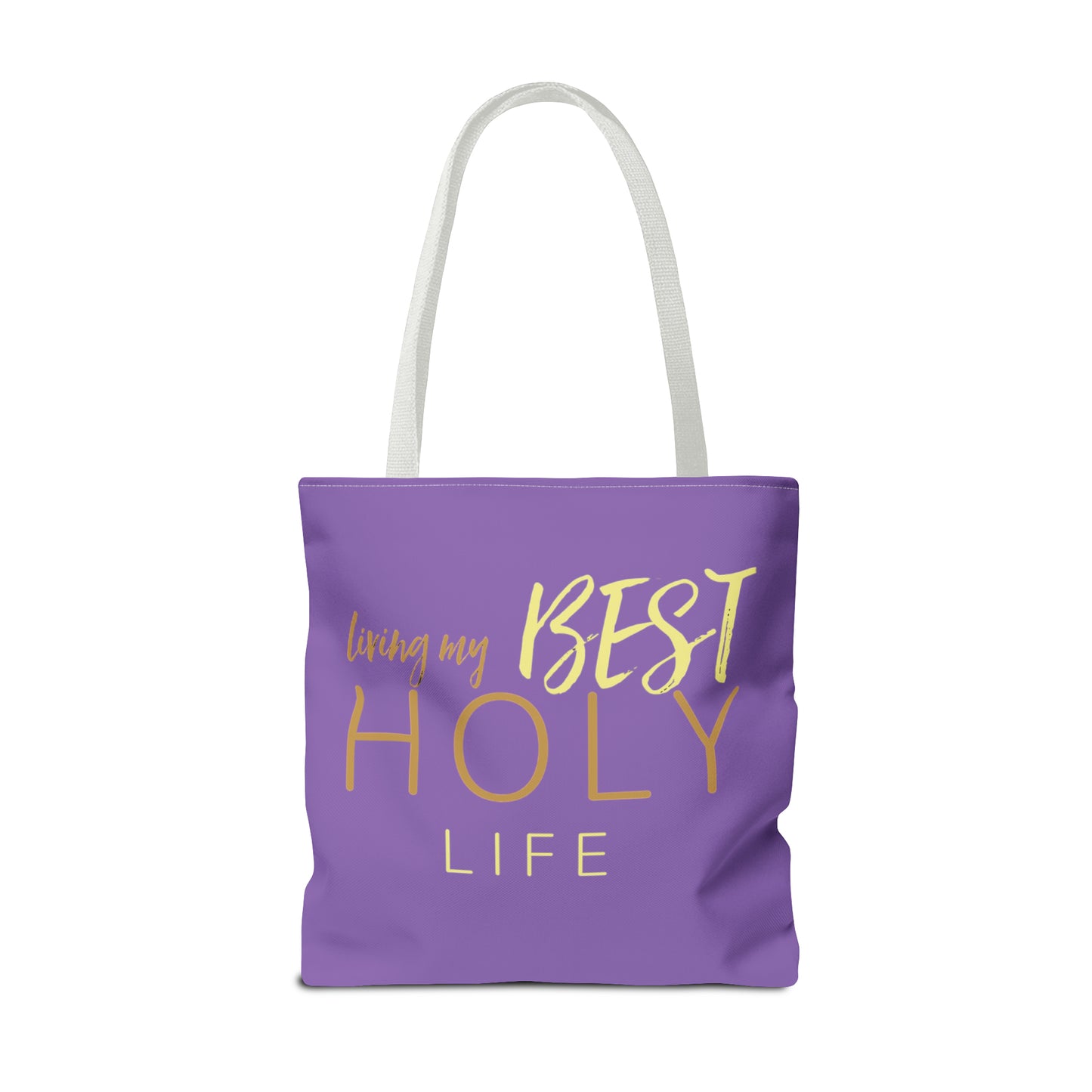 Collection A: “HOLYlife” Purple Tote Bag