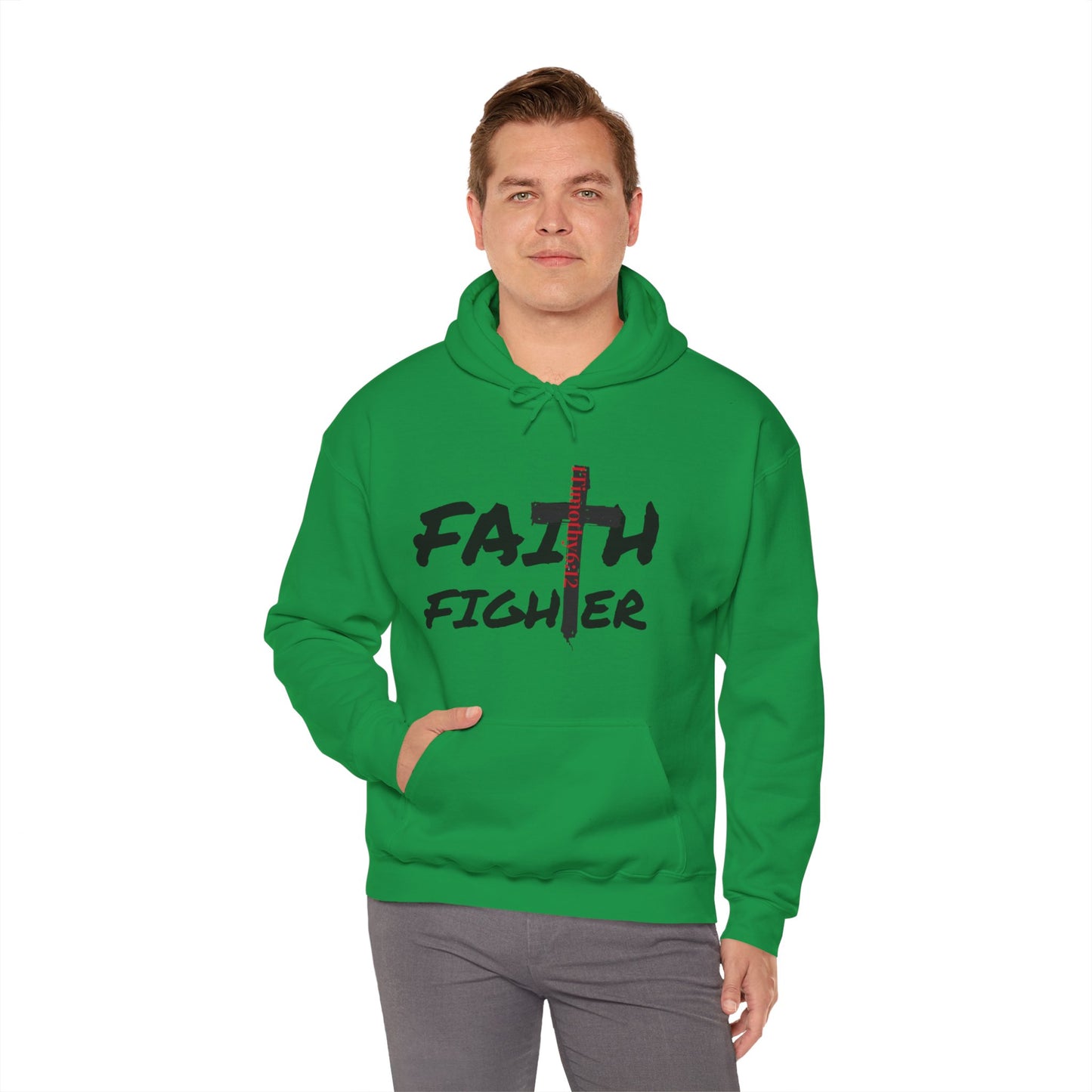 Core Urban:  “Faith Fighter” Unisex Heavy Blended Sweatshirt