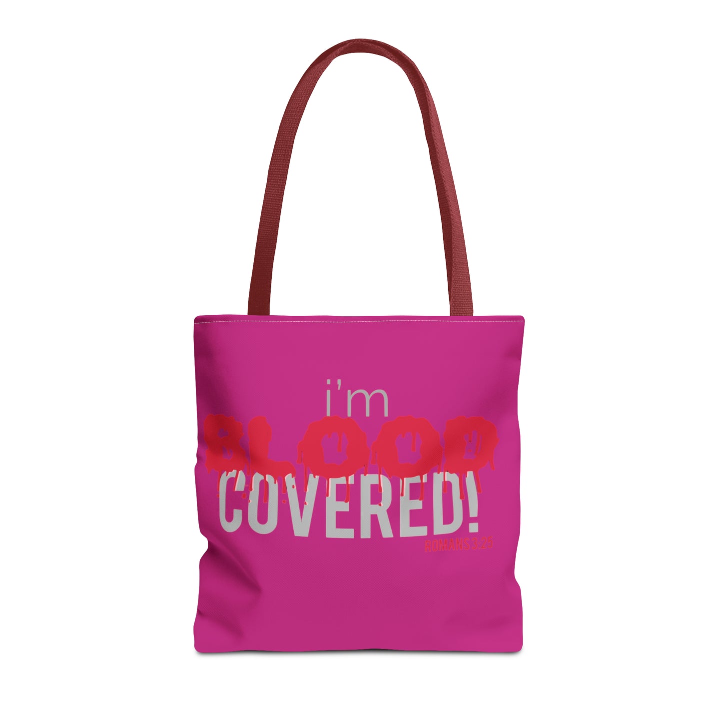 Collection B: “BLOOD Covered” Pink Tote Bag