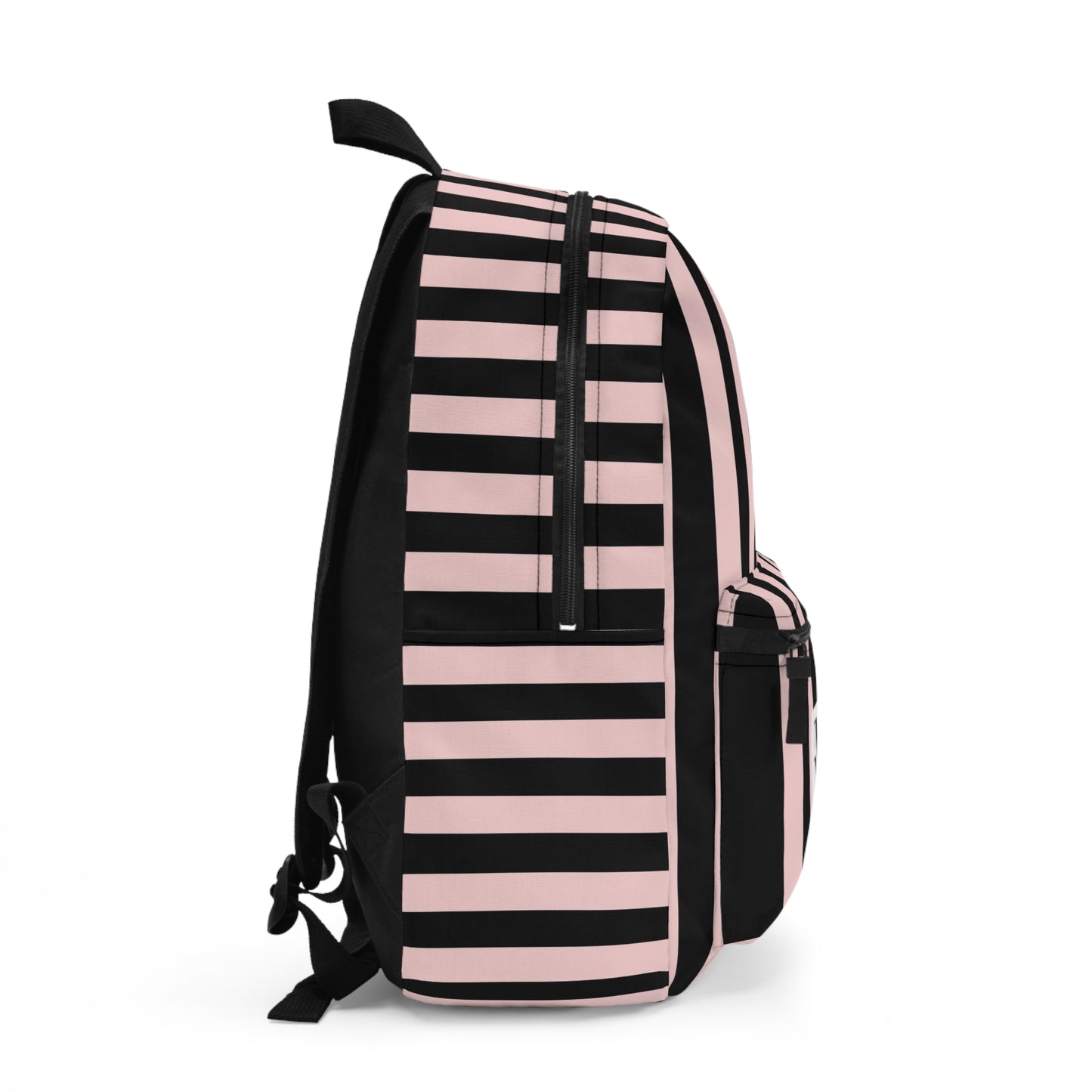 Mss Mia Pink w/Black Stripe Rugby Backpack