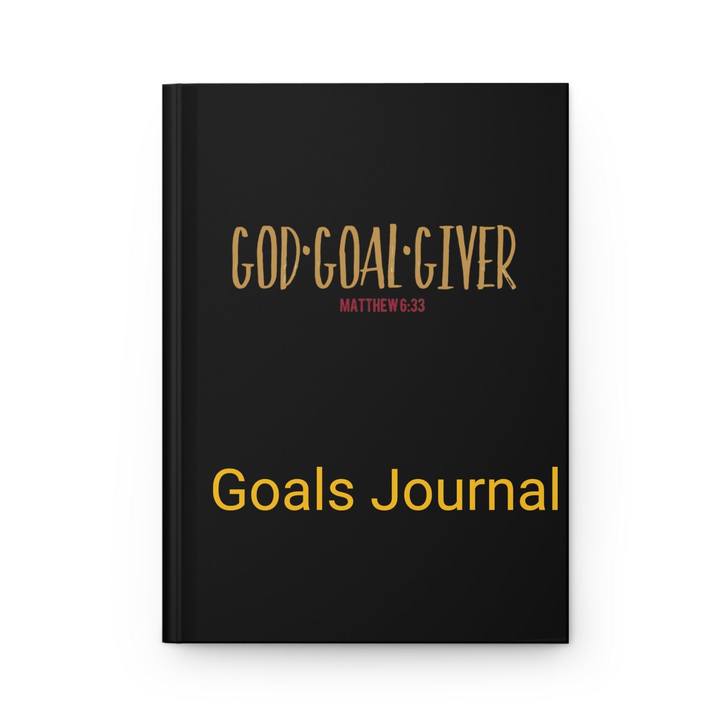 ”Goal Giver” Black Mss Mia Matte  Journal