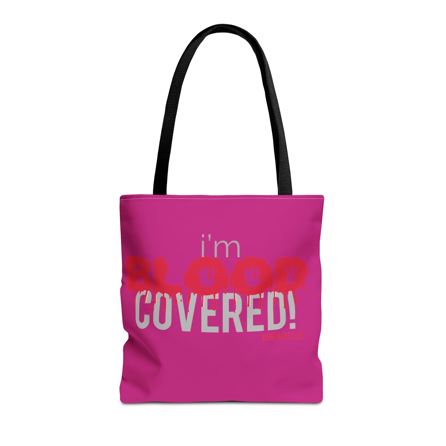 Collection B: “BLOOD Covered” Pink Tote Bag